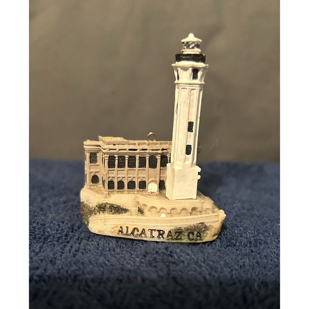 Scaasis Originals Alcatraz CA Lighthouse Miniature Resin Sculpture